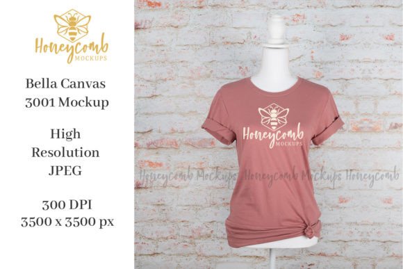 Bella Canvas 3001 Mauve T-Shirt Graphics Review