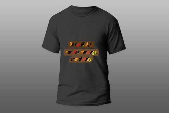 Black T-Shirt Mockup for Graphics & T-Shirt Designs