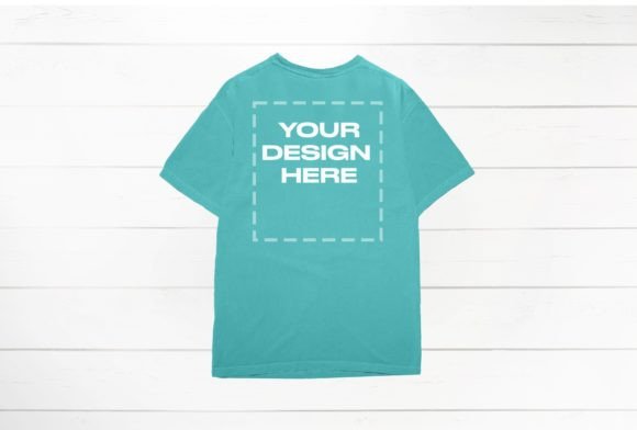 Chalky Mint Mockup for T-Shirt Graphics