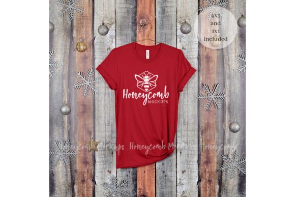 Christmas Canvas Red 3001 Graphics for T-Shirts