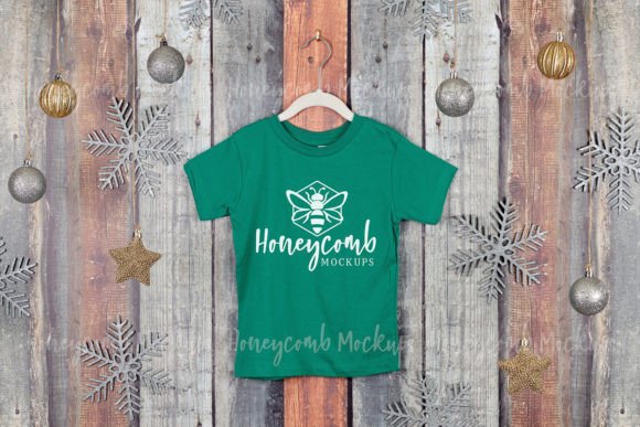 Christmas Kelly 3001T Mockup: Graphics for T-Shirts