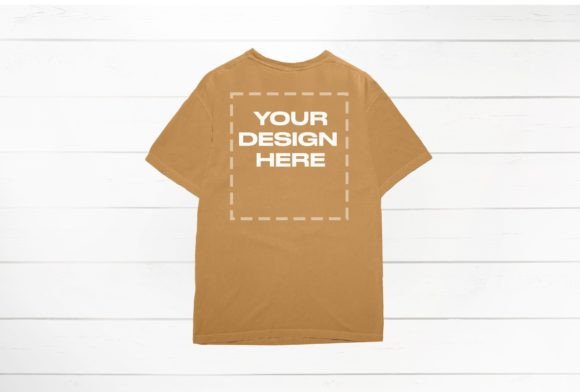 Monarch Comfort Colors Mockup Back 1717: Graphics for T-Shirts