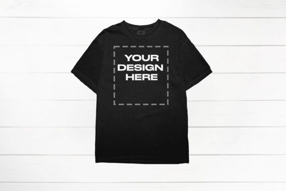 Reviewing the Black Comfort Colors 1717 Mockup Shirt